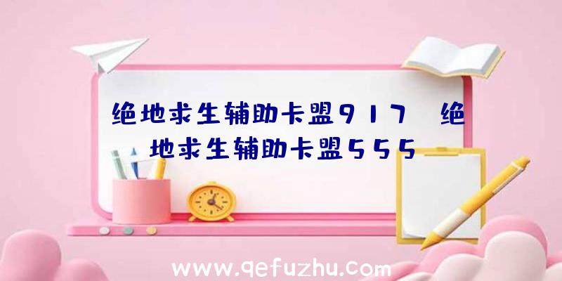 「绝地求生辅助卡盟917」|绝地求生辅助卡盟555